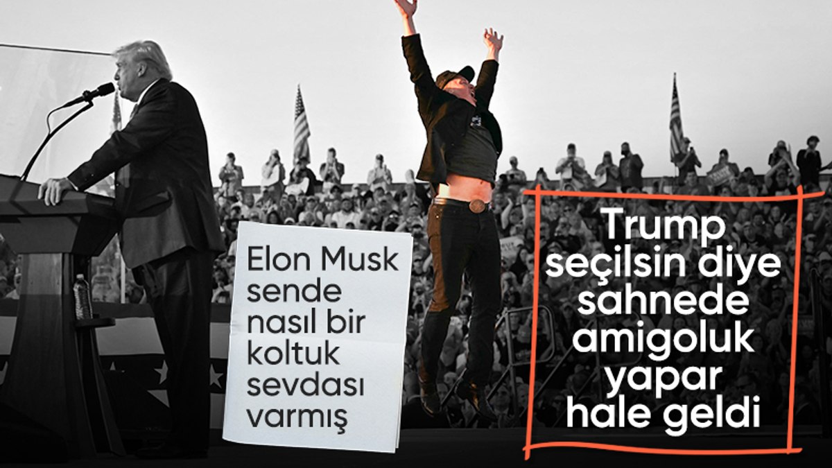 Elon Musk, Trump’ın mitingine katılanları coşturdu