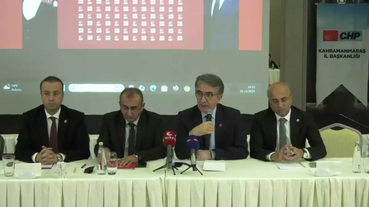 CHP Ekonomi Turu Kahramanmaraş’ta Devam Ediyor