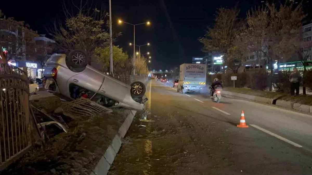 Bolu’da Alkollü Sürücü Kaza Yaptı